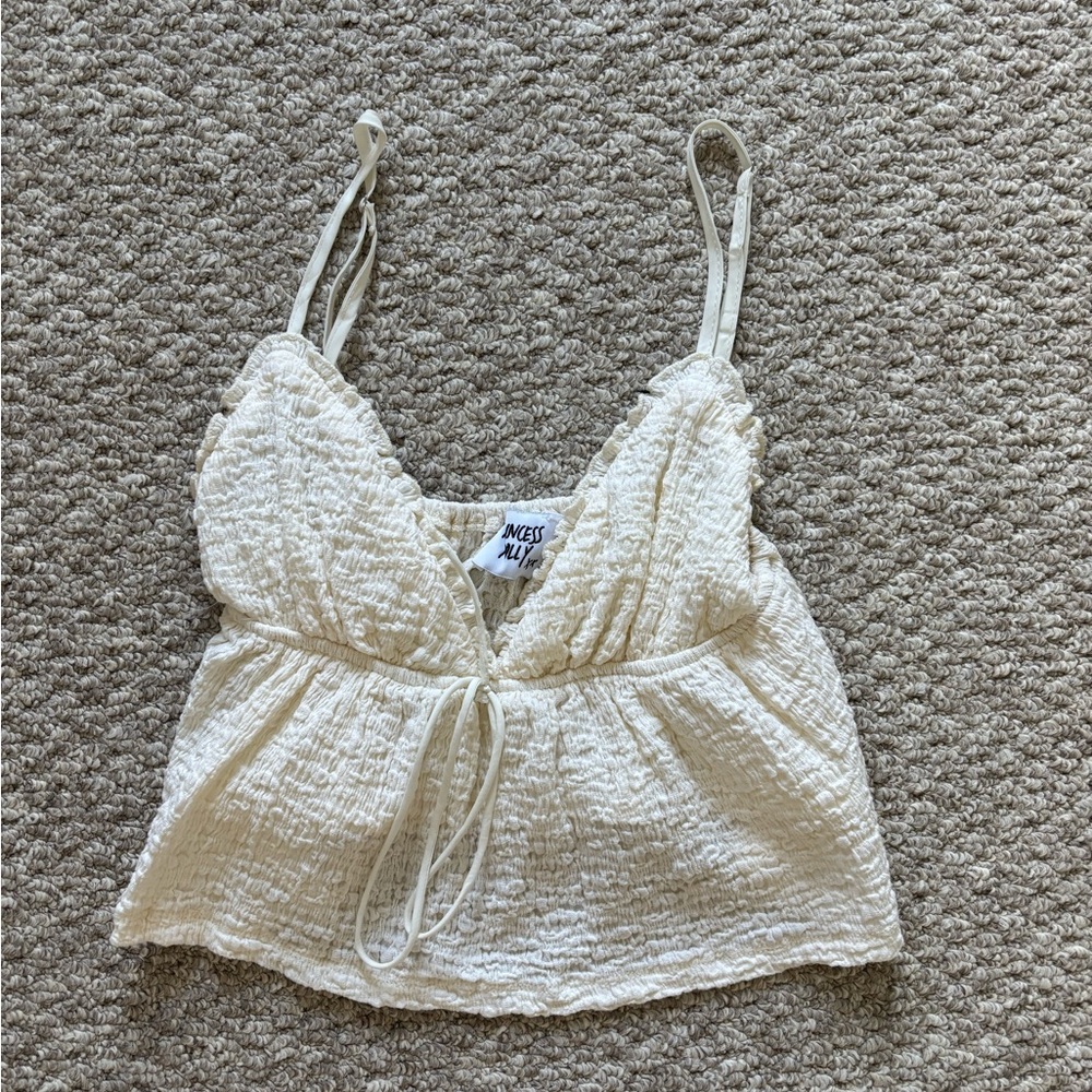 Princess Polly Kellan Top Cream